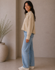 Sand Collins Corduroy Shirt Jacket