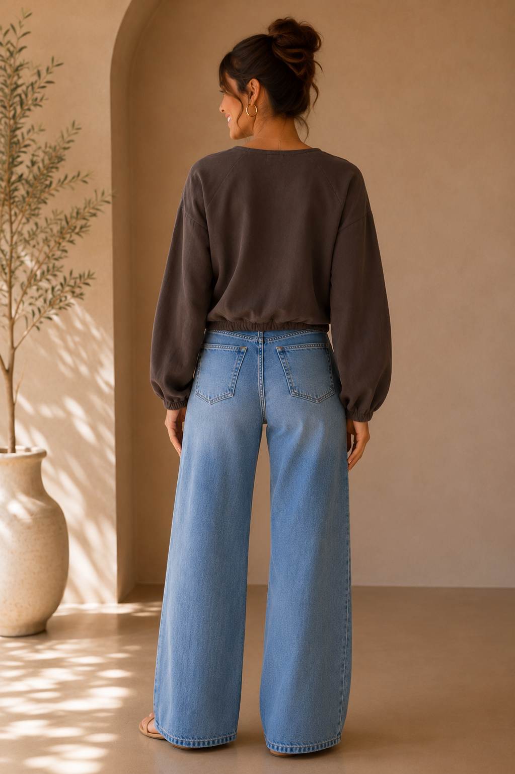 Rich Soil Linen Bubble Jacket