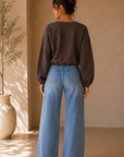 Rich Soil Linen Bubble Jacket