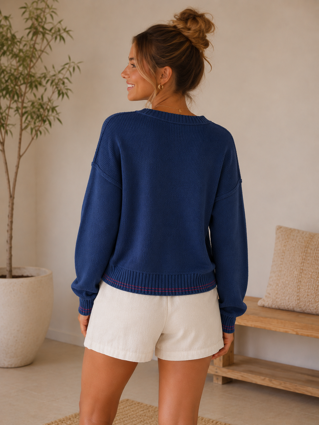 Navy USA Sweater