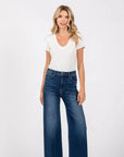 Dark Pippa High Rise Super Wide Jean