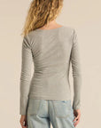 Classic Heather Grey Variegated Layer Top