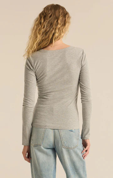 Classic Heather Grey Variegated Layer Top