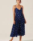 Navy Polka Dot Blythe Dress