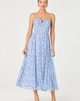 Blue Floral Bayley Dress