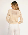 Beige Kiara Cardigan