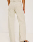 Ecru Railroad Stripe Belmont Pants