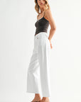 Optic White Twist Barrel Jean