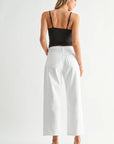 Optic White Twist Barrel Jean