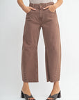 Vintage Espresso Barrel Jean