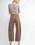 Vintage Espresso Barrel Jean