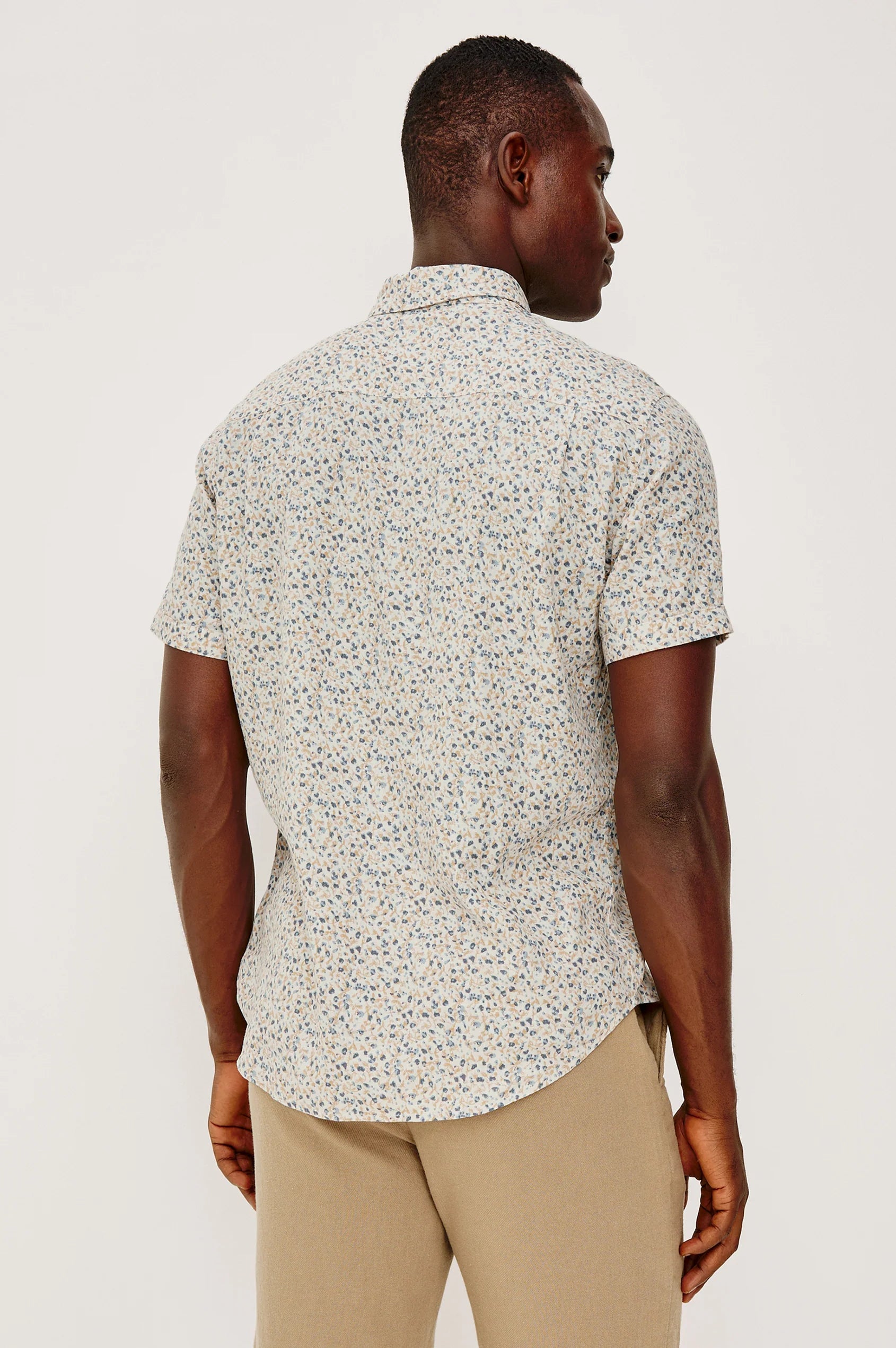 Spring Blossom Parchment Carson Button Up