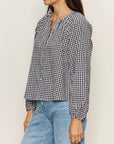 Picnic Perfect Gingham Button Blouse