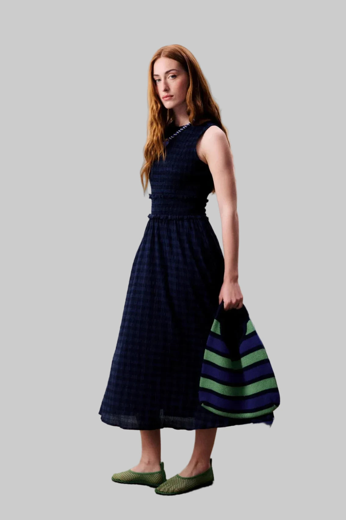Bleu Marine Saquarema Dress