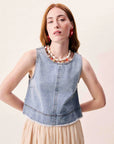Aqualina Bleu Jean Top