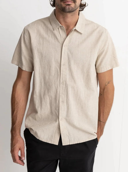Sand Classic Linen Scottie Shirt