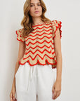 Cherry Oat Coen Stripe Top