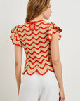 Cherry Oat Coen Stripe Top