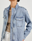 Faded Indigo Collins Denim Jacket
