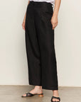 Black Linen Scout Pant