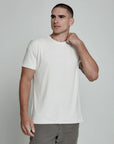 Ecru Core Crew Neck Tee