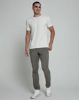 Ecru Core Crew Neck Tee