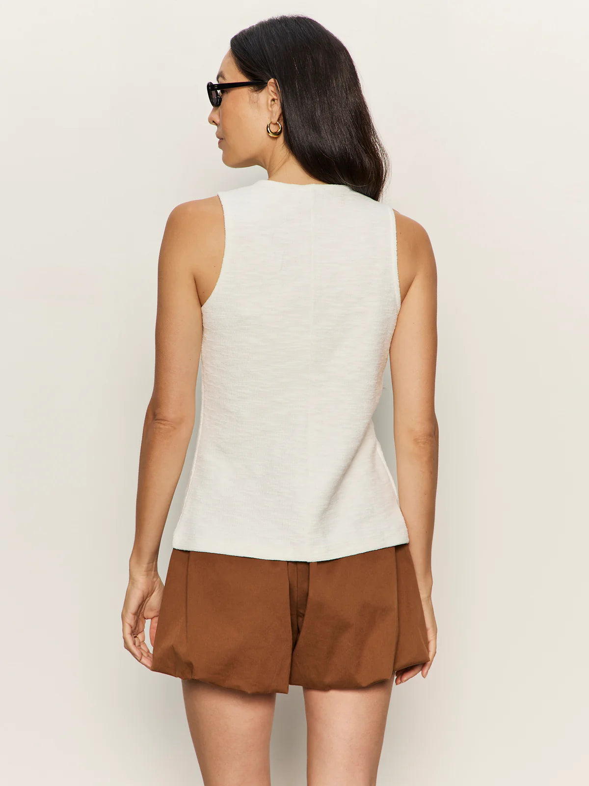 Nothing Extra Chalk Knit Vest