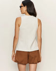 Nothing Extra Chalk Knit Vest