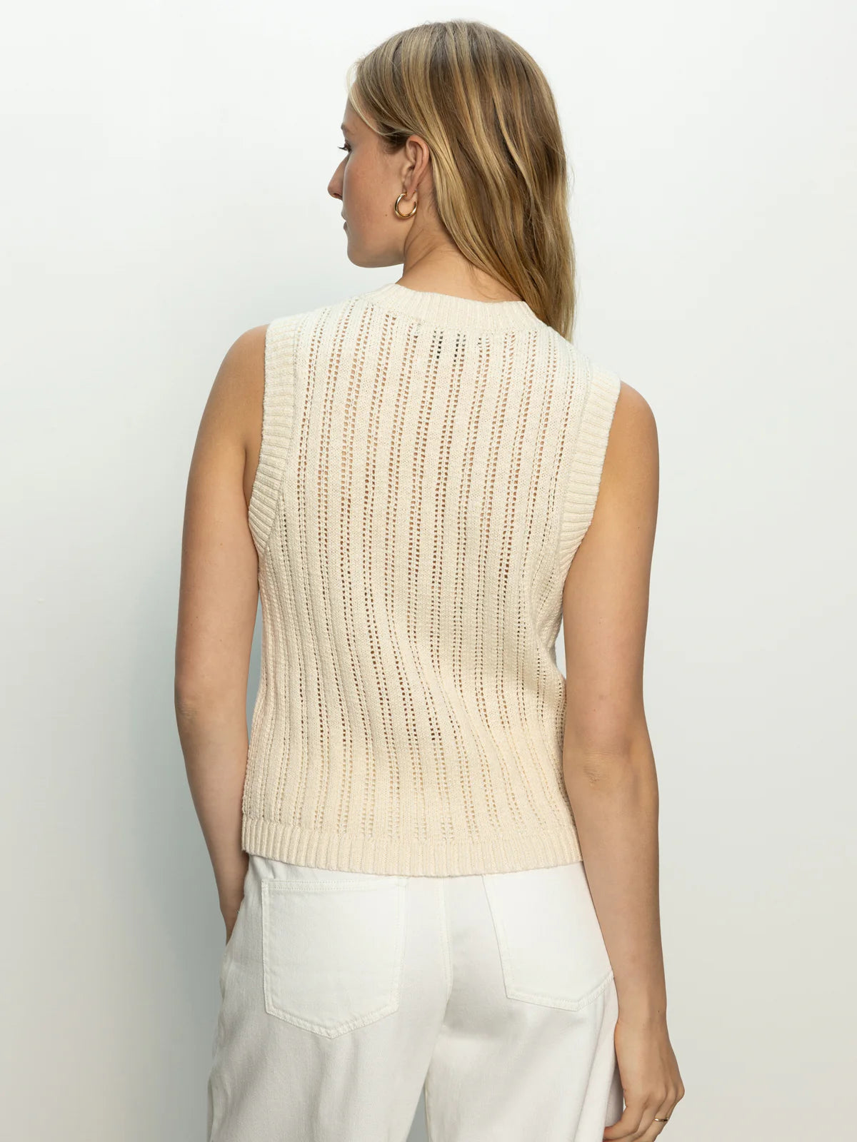 Eco Natural Econ Pointelle Top