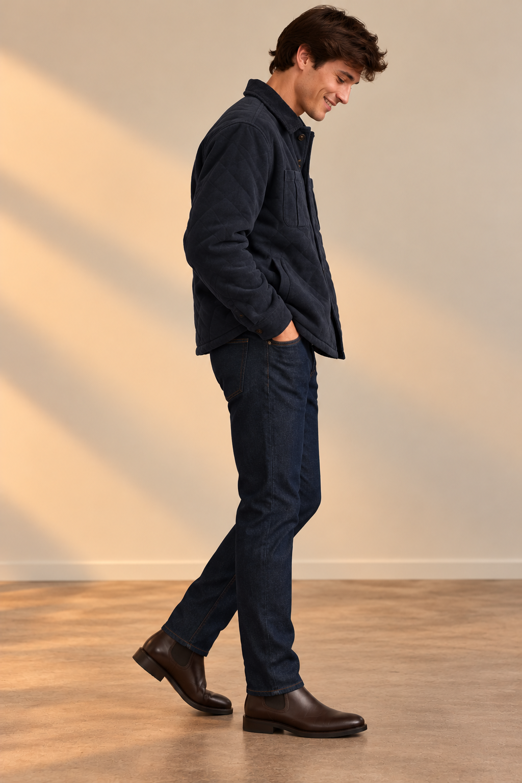 Navy Charlie Shirt Jacket