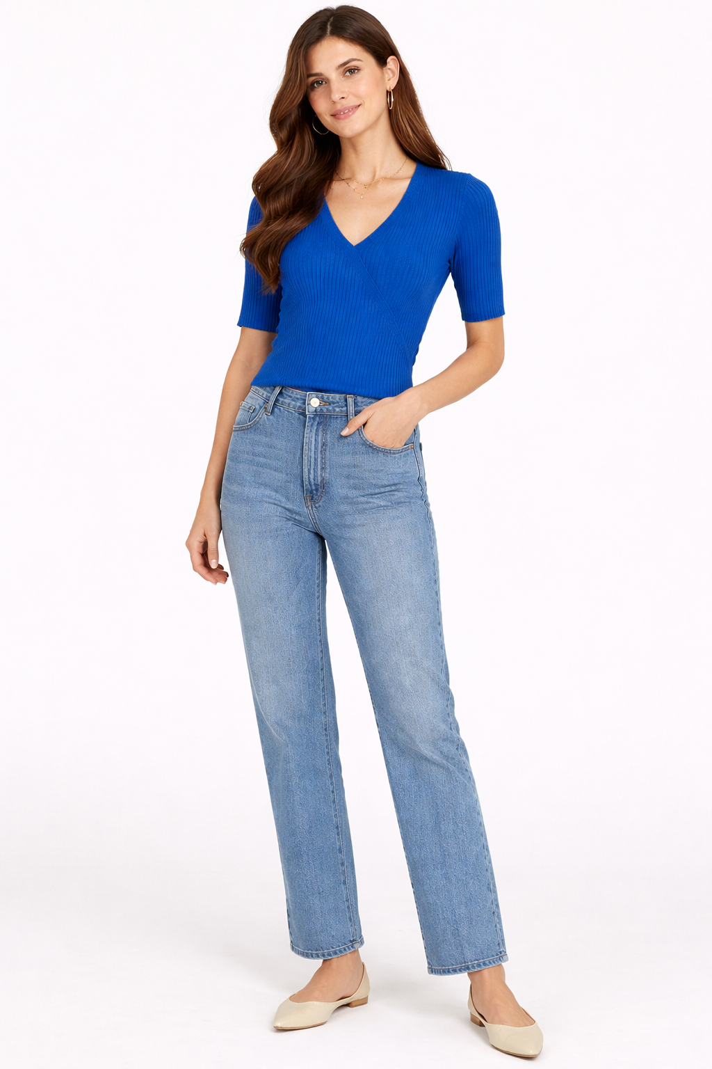 Tranquil Blue Elsie Top