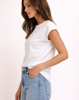 White Everly Top