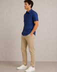 Midnight Navy Micro Gem Leeward SS Dress Shirt