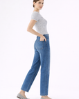White Stripe Ruffled Top