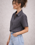 Charcoal Shelby Top