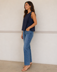 Navy Janessa Top
