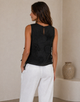 Black Margot Top