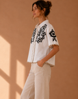 White Gabriella Top - TDM1121