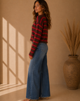 Brown & Red Vienna Sweater - TMR1264