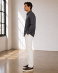 Navy Girona Long Sleeve Shirt - SMKL-7777