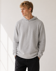 Pure Grey Heather Coastal Terry Hoodie