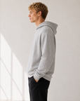 Pure Grey Heather Coastal Terry Hoodie