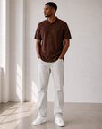 Mahogany Blake Knit Button Up