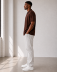 Mahogany Blake Knit Button Up