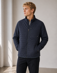 Navy Bandon Full Zip Jacket