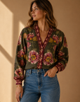 Sophie Floral Button Cardigan