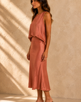 Little Flirt Rosewood Skirt - L5954