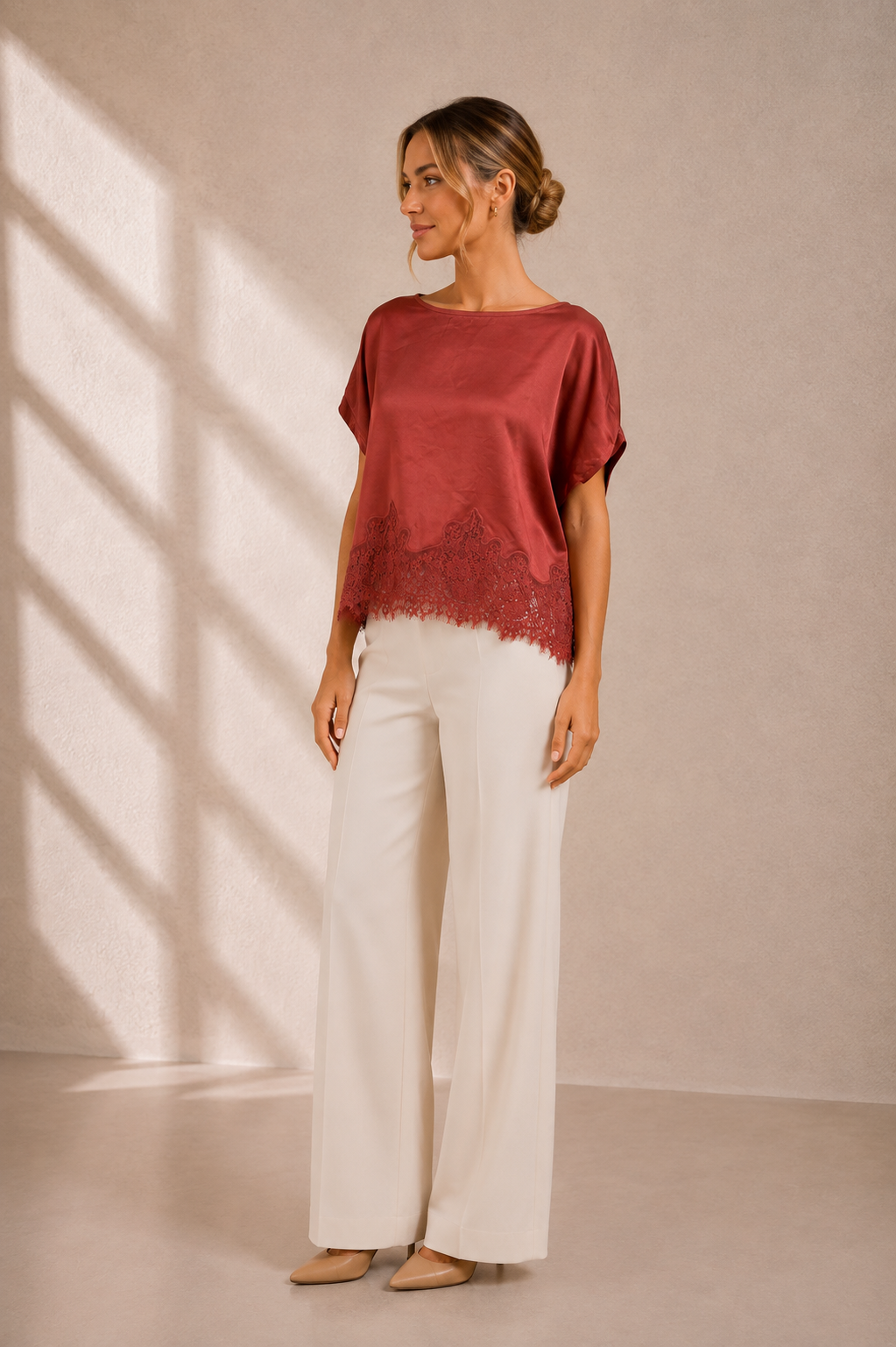 Ruby Red Adelyn Top - L9907