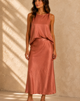 Little Flirt Rosewood Skirt - L5954