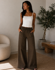 Dark Brown Ivanna Pant - BD350